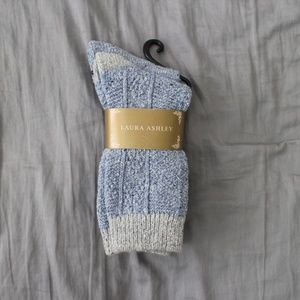 Wool Blend Blue Socks